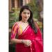 Picture of Sightly Cotton Red Saree