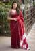 Picture of Bewitching Cotton Dark Red Saree