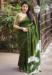Picture of Sublime Cotton Dark Olive Green Saree