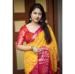 Picture of Pleasing Silk Coral Saree