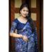 Picture of Comely Silk Dark Slate Blue Saree