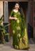 Picture of Good Looking Silk Olive Saree
