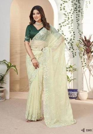 Picture of Ravishing Net & Silk Tan Saree