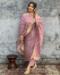 Picture of Rayon & Silk Rosy Brown Readymade Salwar Kameez