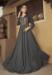 Picture of Alluring Chiffon Dim Gray Readymade Gown