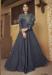 Picture of Fascinating Georgette Dark Slate Grey Readymade Gown