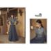 Picture of Fascinating Georgette Dark Slate Grey Readymade Gown