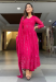 Picture of Ideal Georgette Deep Pink Readymade Salwar Kameez