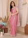 Picture of Enticing Silk Pale Violet Red Saree