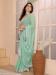 Picture of Well Formed Silk Powder Blue Saree