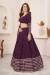 Picture of Bewitching Georgette Brown Lehenga Choli