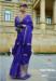 Picture of Gorgeous Silk Midnight Blue Saree