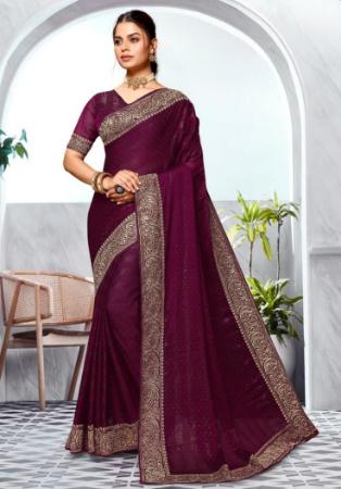 Picture of Appealing Silk Brown Saree