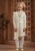 Picture of Ideal Satin Off White Sherwani