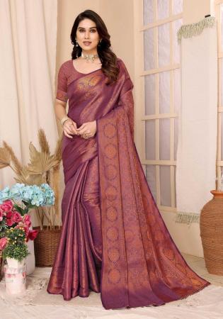 Picture of Sublime Silk Orchid Saree