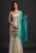 Picture of Beauteous Georgette White Straight Cut Salwar Kameez