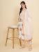 Picture of Rayon & Cotton White Readymade Salwar Kameez