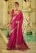 Picture of Well Formed Satin & Silk Crimson Saree