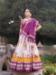 Picture of Well Formed Silk Indian Red Lehenga Choli
