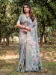 Picture of Sightly Silk Steel Blue Saree
