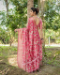 Picture of Beauteous Silk Pale Violet Red Saree