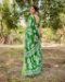 Picture of Beauteous Silk Dark Olive Green Saree