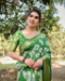 Picture of Beauteous Silk Dark Olive Green Saree