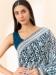 Picture of Appealing Organza Midnight Blue Saree