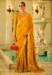 Picture of Elegant Satin & Silk Dark Orange Saree
