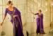 Picture of Comely Satin & Silk Purple Saree