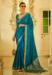 Picture of Exquisite Satin & Silk Teal Saree