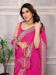Picture of Bewitching Georgette Medium Violet Red Saree