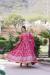 Picture of Excellent Georgette Medium Violet Red Readymade Gown