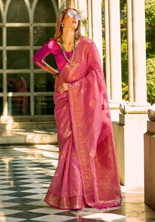 Picture of Splendid Silk Pink Saree